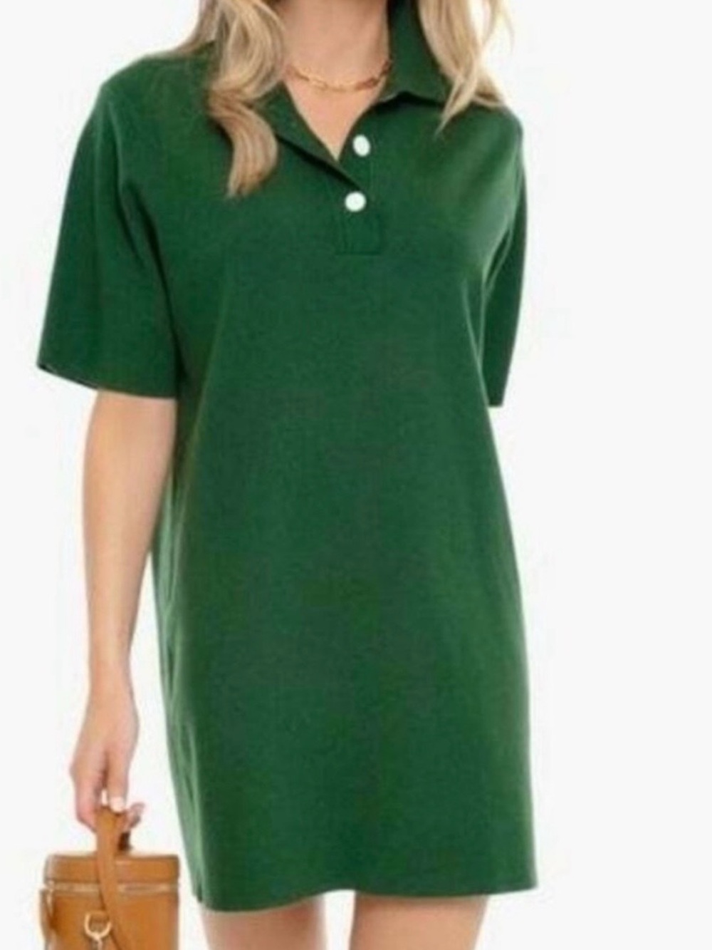 Tuckernuck Forest Green Polo Mini Dress - Picture 2 of 8